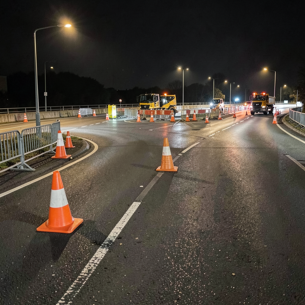 A23 overnight closures to start September 21 for two-month junction realignment